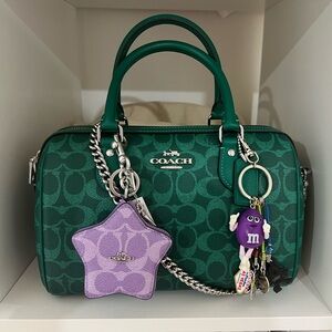 COACH JADE ROWAN SATCHEL IN SIGNATURE CANVAS